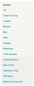 Browse Etsy Categories