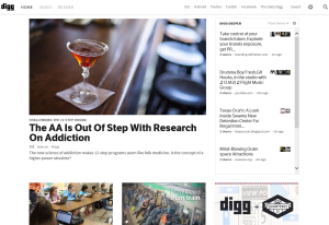 Digg Home Page