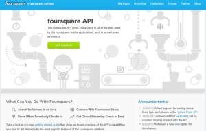 Foursquare Apis