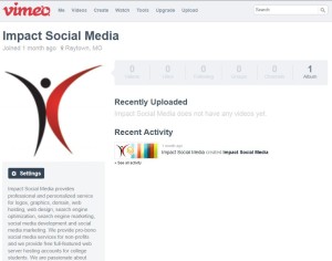Impact Social Media Vimeo Page
