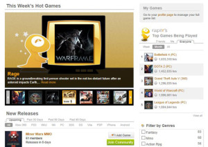 Raptr Hot Games New Releases Top Played