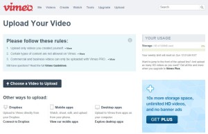 Vimeo Easy To Use Video Uploads